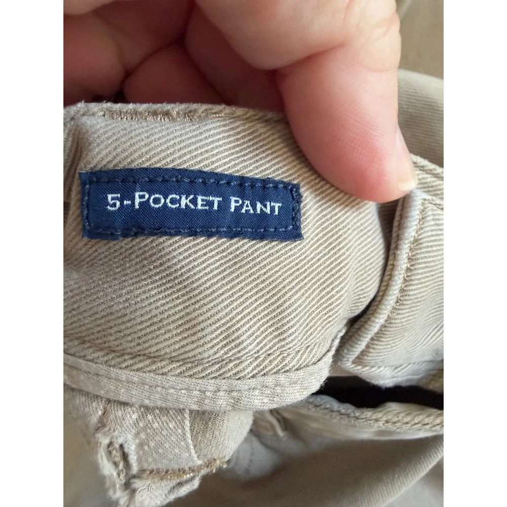Vineyard Vines Mens 5-Pocket Pant Khaki Tan Straight Leg Chino 36x30 RN134578